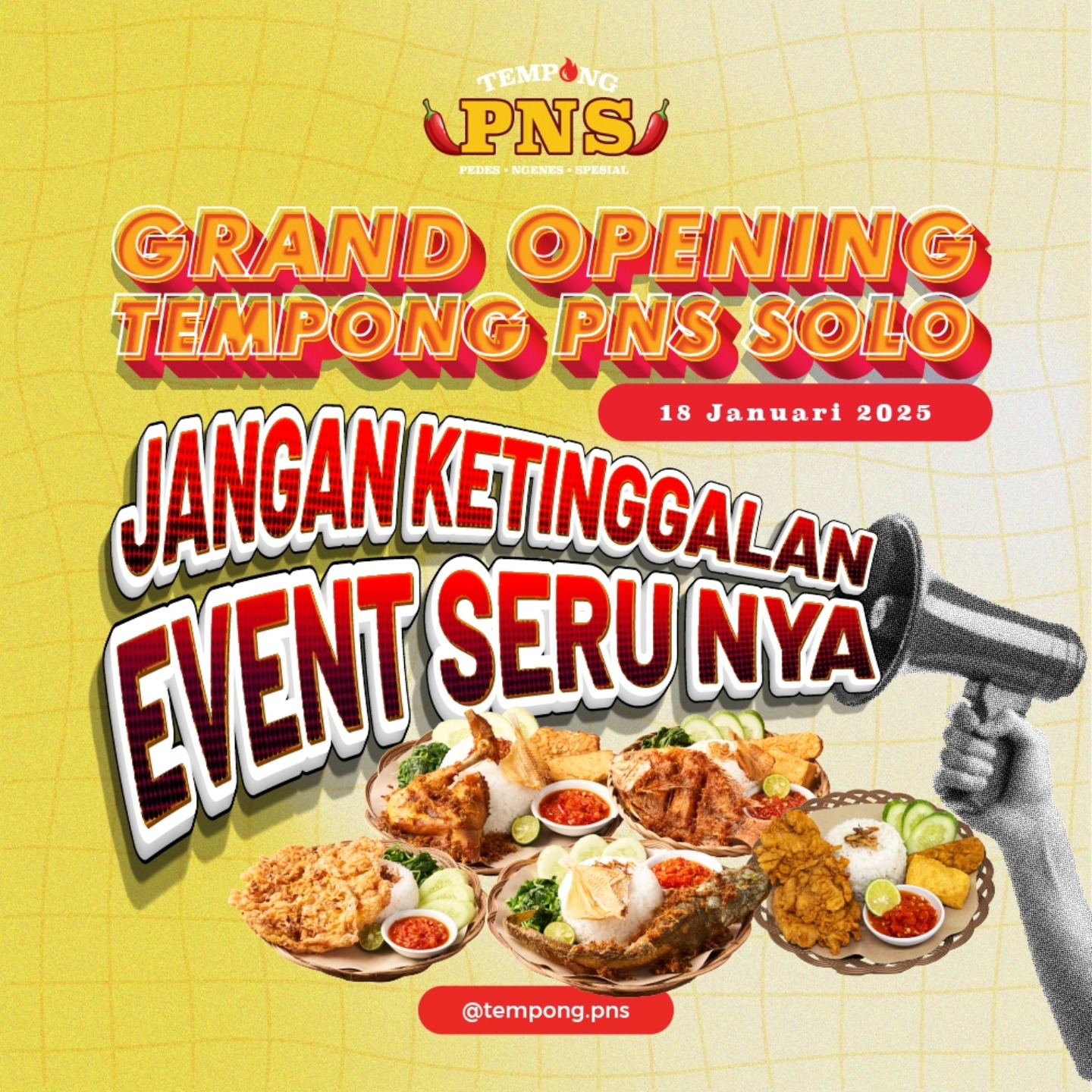 Tempong grand opening campaign